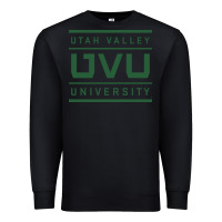 Black uvu, utah valley, education Premium Sweatshirt - linhVisuals