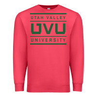 Cardinal uvu, utah valley, education Premium Sweatshirt - linhVisuals