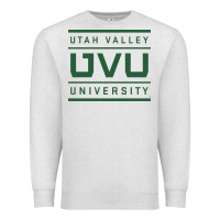 Oatmeal Heather uvu, utah valley, education Premium Sweatshirt - linhVisuals