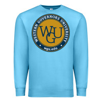 Ocean Blue wgu, studies in utah Premium Sweatshirt - linhVisuals