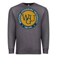 Charcoal Heather wgu, studies in utah Premium Sweatshirt - linhVisuals