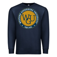 Navy wgu, studies in utah Premium Sweatshirt - linhVisuals
