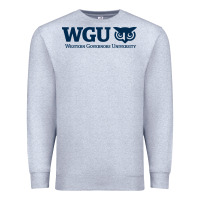 Heather Grey w governors, education, wgu Premium Sweatshirt - linhVisuals