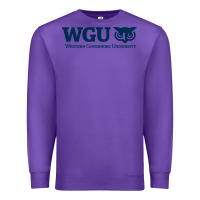 Purple w governors, education, wgu Premium Sweatshirt - linhVisuals
