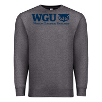 Charcoal Heather w governors, education, wgu Premium Sweatshirt - linhVisuals