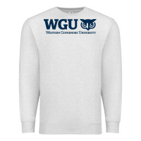 Oatmeal Heather w governors, education, wgu Premium Sweatshirt - linhVisuals