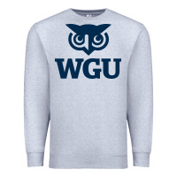 Heather Grey western, governors, education Premium Sweatshirt - linhVisuals