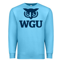 Ocean Blue western, governors, education Premium Sweatshirt - linhVisuals