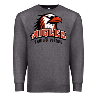 Charcoal Heather trois rivières aigles Premium Sweatshirt - linhVisuals