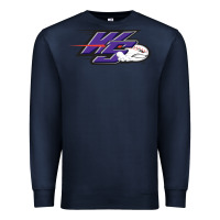 Navy winston salem dash Premium Sweatshirt - linhVisuals