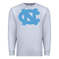 Heather Grey North Carolina Tar Heels Premium Sweatshirt - linhVisuals