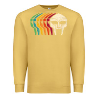 Antique Gold Retro Mask Doom Premium Sweatshirt - linhVisuals