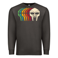 Smoke Retro Mask Doom Premium Sweatshirt - linhVisuals