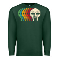 Sports Green Retro Mask Doom Premium Sweatshirt - linhVisuals