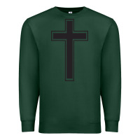 Sports Green Cross Premium Sweatshirt - linhVisuals