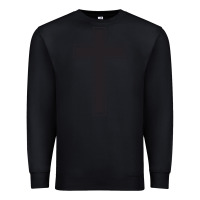 Black Cross Premium Sweatshirt - linhVisuals