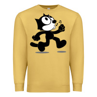 Antique Gold felix the black cat music Premium Sweatshirt - linhVisuals