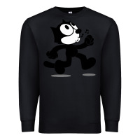 Black felix the black cat music Premium Sweatshirt - linhVisuals