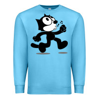 Ocean Blue felix the black cat music Premium Sweatshirt - linhVisuals