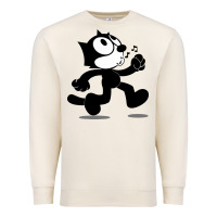 Sandshell felix the black cat music Premium Sweatshirt - linhVisuals
