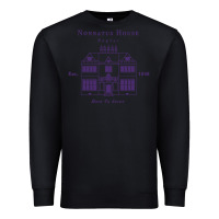 Black nonnatus house  blue ink Premium Sweatshirt - linhVisuals
