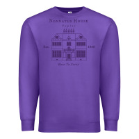 Purple nonnatus house  blue ink Premium Sweatshirt - linhVisuals