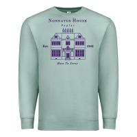 Seafoam nonnatus house  blue ink Premium Sweatshirt - linhVisuals