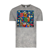 Cloud Rock christmas ho ho ho with coffee cups and ornaments with plaid seamless  Vintage Tee - BundleAndBundleShop