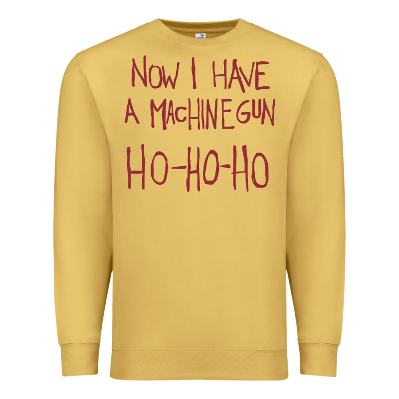 Now I Have A Machine Gun. Ho Ho Ho Premium Sweatshirt by linhVisuals | Teevron