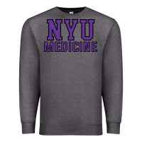 Charcoal Heather nyu medicine Premium Sweatshirt - linhVisuals