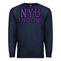 Navy nyu medicine Premium Sweatshirt - linhVisuals