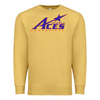 Antique Gold evansville purple aces Premium Sweatshirt - linhVisuals