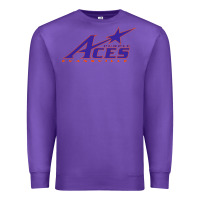 Purple evansville purple aces Premium Sweatshirt - linhVisuals