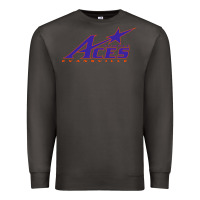 Smoke evansville purple aces Premium Sweatshirt - linhVisuals