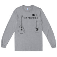 Heather Grey uke i'm your father Long Sleeve Tee - Bettercallsaul