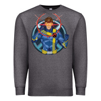 Charcoal Heather cyclops 2 Premium Sweatshirt - linhVisuals