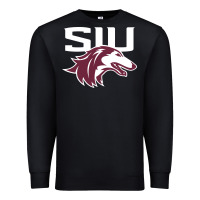 Black southern illinois salukis Premium Sweatshirt - linhVisuals