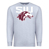 Heather Grey southern illinois salukis Premium Sweatshirt - linhVisuals