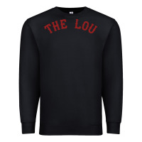 Black the lou retro louis fan tribute  loui cardinal Premium Sweatshirt - linhVisuals