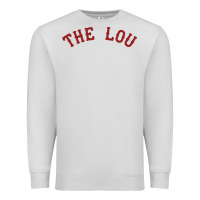 Dove Grey the lou retro louis fan tribute  loui cardinal Premium Sweatshirt - linhVisuals