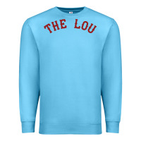 Ocean Blue the lou retro louis fan tribute  loui cardinal Premium Sweatshirt - linhVisuals