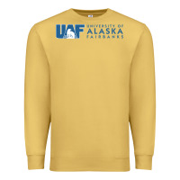 Antique Gold University of Alaska Fairbanks Premium Sweatshirt - linhVisuals