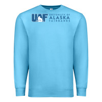 Ocean Blue University of Alaska Fairbanks Premium Sweatshirt - linhVisuals