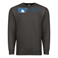 Smoke University of Alaska Fairbanks Premium Sweatshirt - linhVisuals