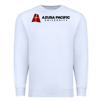 White Azusa Pacific University Premium Sweatshirt - linhVisuals