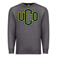 Charcoal Heather University of Central Oklahoma Premium Sweatshirt - linhVisuals