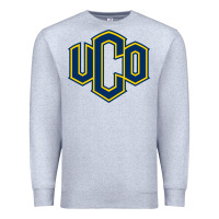 Heather Grey University of Central Oklahoma Premium Sweatshirt - linhVisuals