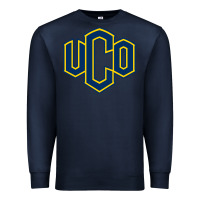 Navy University of Central Oklahoma Premium Sweatshirt - linhVisuals
