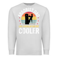 Dove Grey arborist dad tree climber logger woodworker chainsaw mens t shirt Premium Sweatshirt - linhVisuals