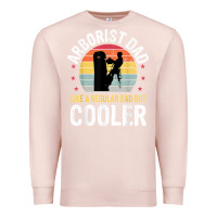 Pale Pink arborist dad tree climber logger woodworker chainsaw mens t shirt Premium Sweatshirt - linhVisuals